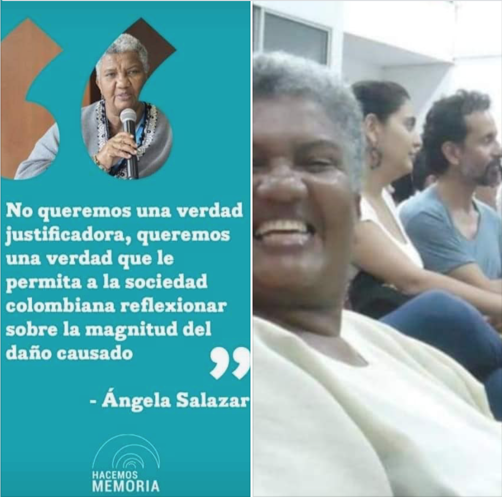 Ángela Salazar – Defensora de los pueblos y del derecho a la verdad.