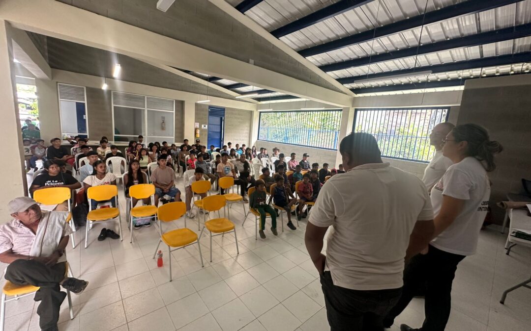 La Pastoral Social Diócesis de Quibdó, a través del Centro Pastoral Indígena (CPI) realiza capacitaciones y acompañamiento a comunidades indígenas.