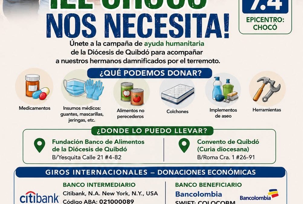 ESTAMOS RECIBIENDO TUS DONACIONES POR GIROS INTERNACIONALES