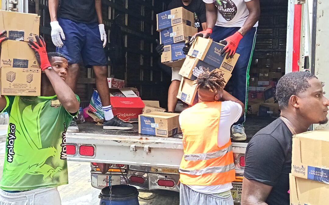 80 TONELADAS DE SOLIDARIDAD LLEGAN DESDE CALI PARA ACOMPAÑAR A LAS FAMILIAS CHOCOANAS AFECTADAS POR EL SISMO